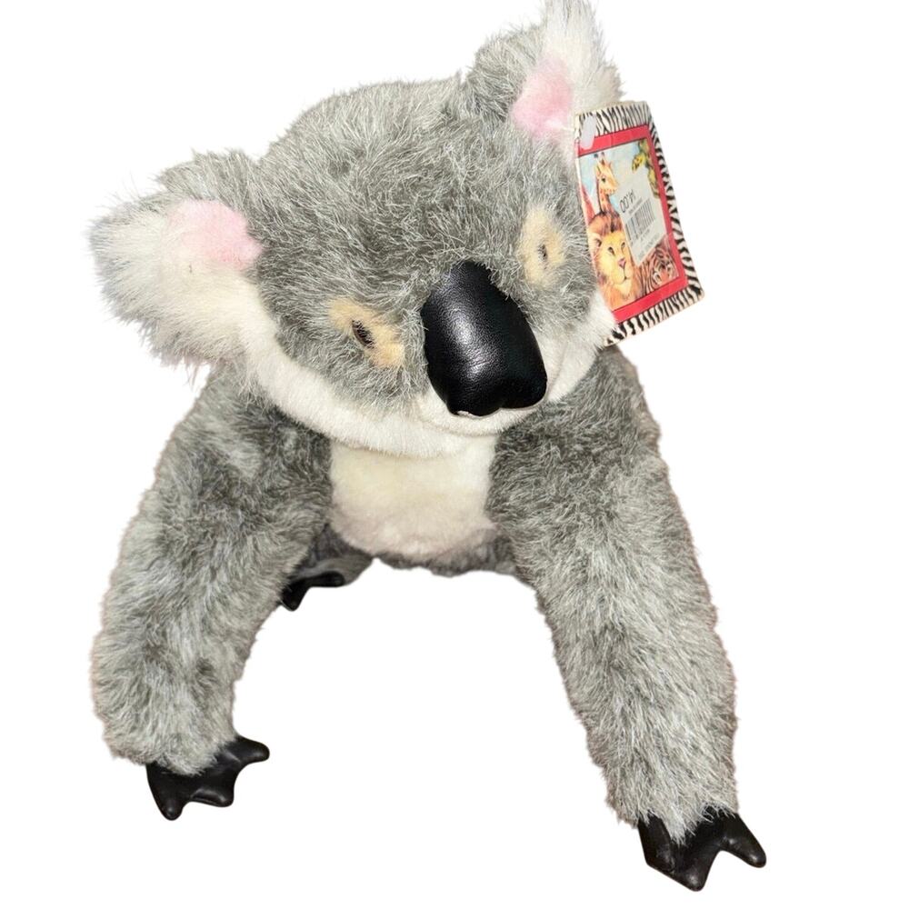 Vintage K&M International 1994 koala realistic plush stuffed animal NWT